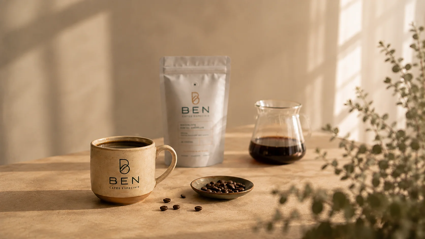 BEN Cafés Especiais - identidade institucional